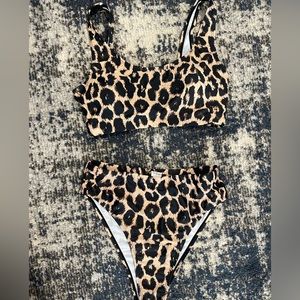 Leopard print swimsuit